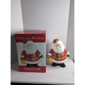 Fitz & Floyd Santa Claus "Holiday Folk" Hand Painted 53/249